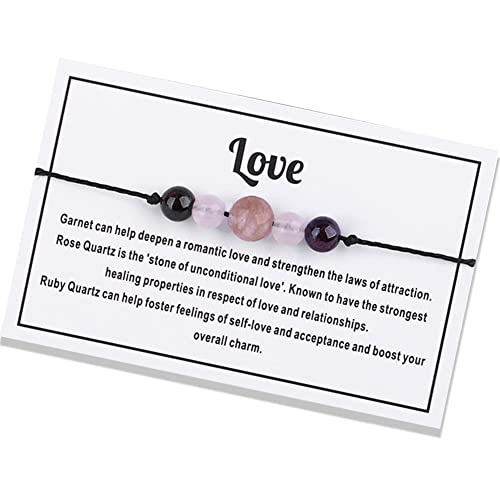 Ronglry Crystal Bracelet for Women Men Spiritual Crystals and Healing ...