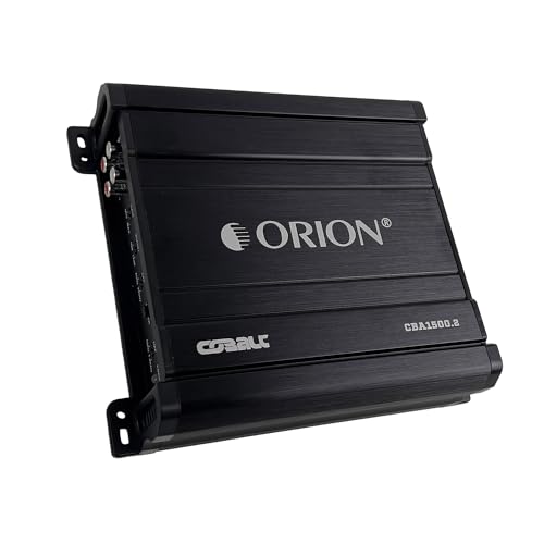 Orion Cobalt Series CBA1500.2 High Efficiency 2-Channel Class A/B Amplifier for Car Audio Stereo - 1500W High Output, 2/4 Ohm Stable, Adjustable Low/High Pass, Bass Boost, MOSFET Power Supply