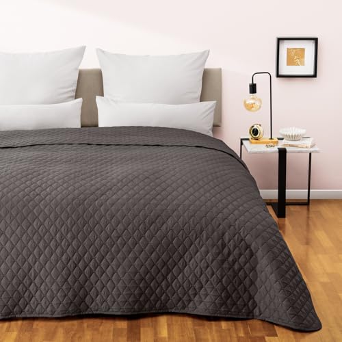 Blumtal jeté de lit 240x260 cm - certifié Oeko-Tex - Couvre lit matelassé pour lit de Dimension 180x 00 jusqu'à 200x200 cm - idéal pour Couvrir Les...