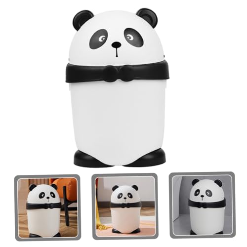 Caneca de basura rectangular PRETYZOOM multiuso con tapa miniatura 2