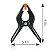 FUDESY 4.5 inch Spring Clamps, Heavy Duty Backdrop Clips for Photography Studio, Plastic Strong Clamps for Crafts, Woodworking DIY, 10-Pack