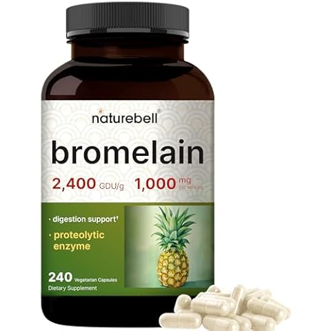 NatureBell Bromelain 240 Veggie Capsules Cover