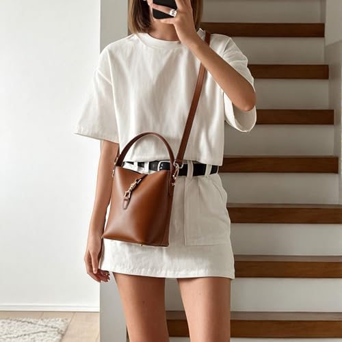 Image of GEMIU Bucket Purses for Women Clutch Purse Small Crossbody Bags for Women