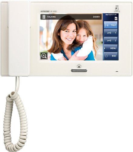 One-Day Sale: Up to 60% Off Aiphone Corporation JM-4MED Video Master Station for JM Series, Hands-Free/Handset Video Intercom, Fire-Retardant, ABS Plastic Construction, 5-11/16" x 10-1/16" x 1-7/8", White