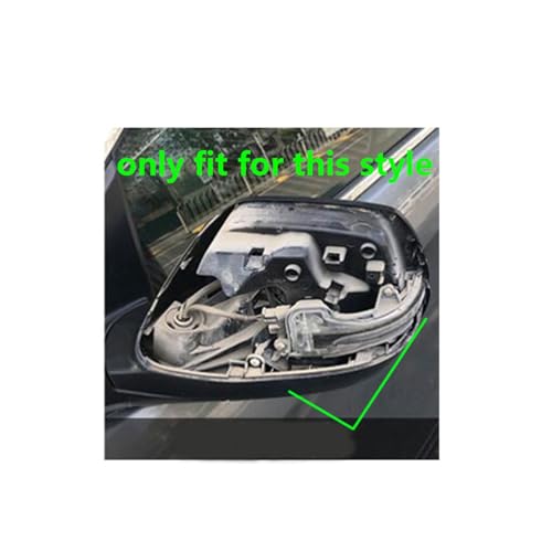 Coque boîtier rétroviseur CR-V marron non peint pour réparation auto L - 6