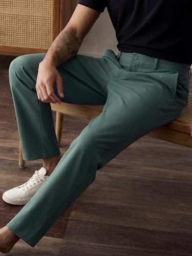 Image of XYXX Men Soft Stretch All Day Quick Dry Straight Fit Casual Pants