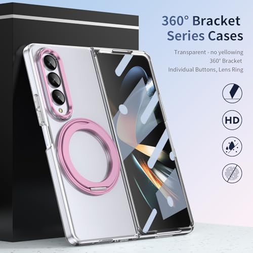 Coque Samsung Z Fold 3 de qualité militaire robuste rose - 4