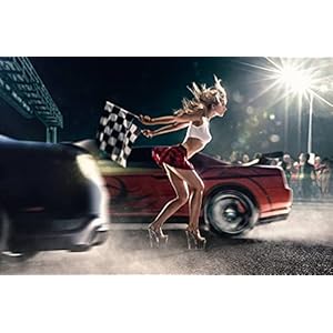 RACING fotobehang VLIES-300×223 cm (1292A) auto’s auto’s racewagen sport auto kinderen design wandbehang incl…