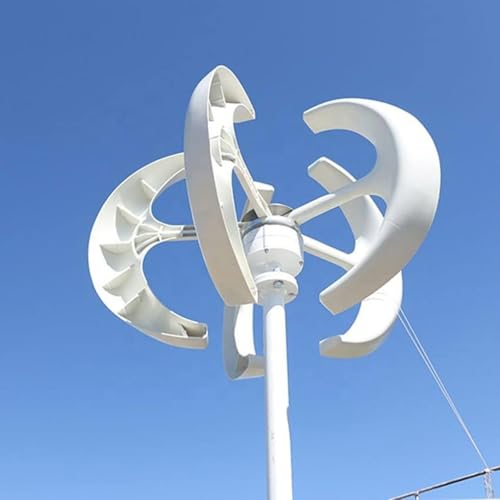Zentorik Vertical Wind Turbine Generator Kit for Home - 400W/600W/800W/1000W/1200W, 12V/24V Motor, Compact Renewable Energy Solution for Off-Grid Power, Efficient Windmill Energy System