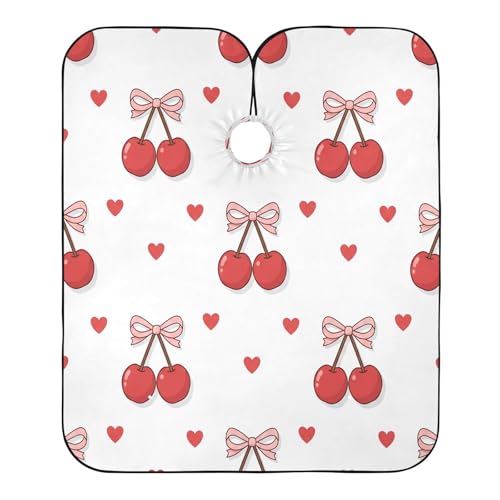 Capa para cortar cabello impermeable profesional MAOBLYR con cierre ajustable de broche para peluquería y estilismo miniatura 2