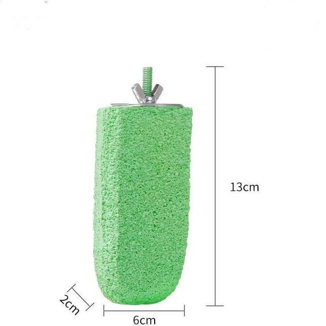 PengLAI Eco-Friendly Bird Perch & Toy, 13in Chewable Perch for Cage Safe Grinding Stone for Beak & Nails - Image 2