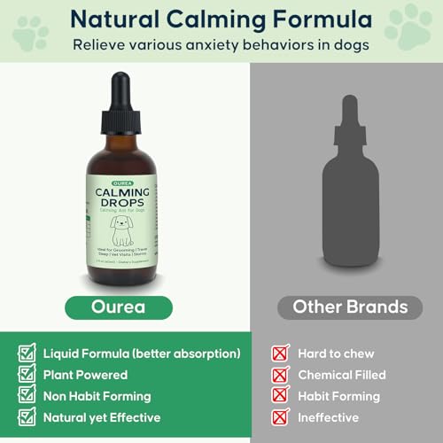 Beruhigende Tropfen für die Fellpflege von Hunden – Melatonin & Baldrianwurzel Formel zur Ruhe während der Fellpflege und Nageltrimmen – auch ideal für Reisen, Tierarztbesuche und Schlafenszeit – 59
