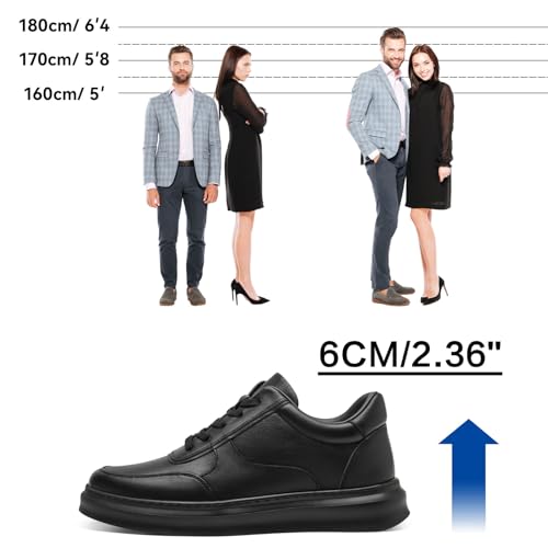 Image of CHAMARIPA Men's Invisible Height Increasing Casual Sneakers