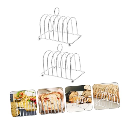 Support de métallique robuste en acier inoxydable pour toasts durables - 5