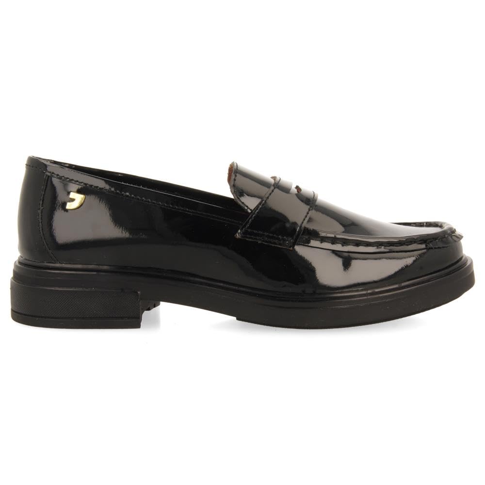 Mocasines Antifaz Piel Efecto Charol SNINA