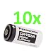Produktbild 10x Panasonic 3V CR123 A DL123 A Batterien CR17345 Ultra Lithium Foto 3 Volt für Digitalkameras, Camcorder, Alarmanlagen, Sicherheitstechnik, Rauchmelder, Taschenlampen Akkuman.de Set (10 Stück)