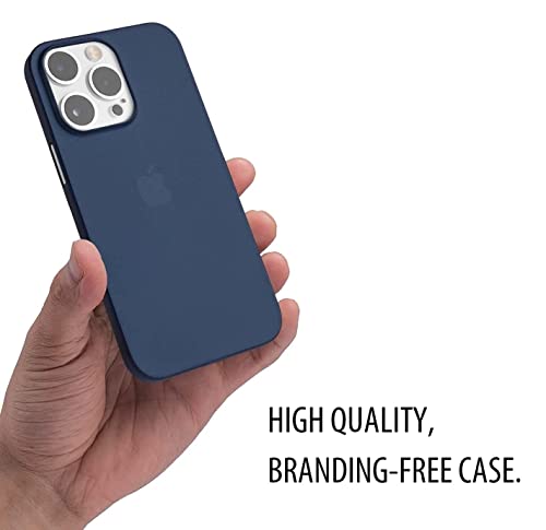 Image of ExpressB for iPhone 16 Pro Case Back Cover | Zero Drop Protection | Perfect for Minimalists | Ultra Thin Anti Scratch Matte Finish Case for iPhone 16 Pro (Blue)