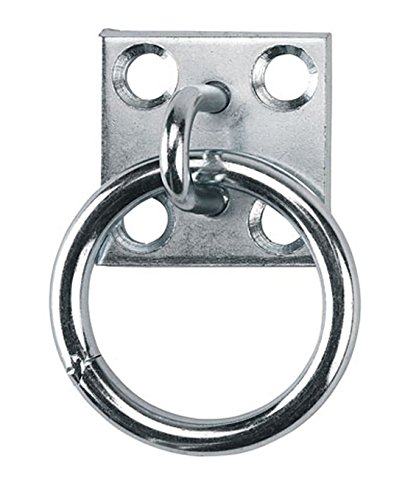 5 pcs anillo lazo galvanizado para atornillar con anillo adaptador para conector de caballos lingotes anillo Belén anillo Anbindehaken Cover