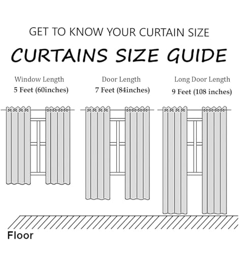 Image of 1 Piece Solid Eyelet Long Crush Polyester Home & Living Room Window Curtains - 5 Feet, Aqua Blue