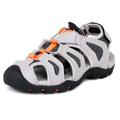 Image of TRASE Fisherman Sandals for Kids | Anti-Skid Comfortable Footwear for Boys | Adjustable Hook and Loop Closure | Flexible & Lightweight with Toe Protection