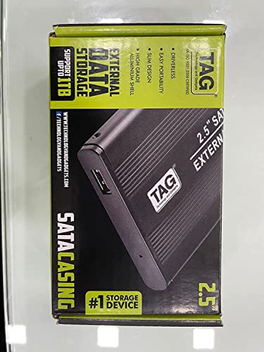 See full amazon price history chart for TAG 2.5 inch SATA CASING USB-2.0 (Black) SSD/HDD Portable External Metal Body Enclosure (Premium) TAG 2.5 inch SATA CASING USB-2.0 (Black) SSD/HDD Portable External Metal Body Enclosure (Premium) (B0BZPSJH7V) Amazon Price History, Amazon Price Tracker