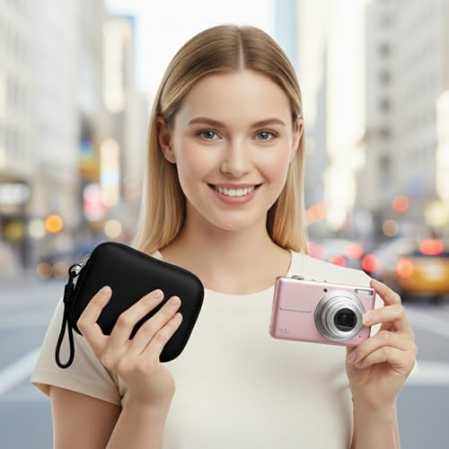 Funda rígida para cámara digital CVVD, negra, compacta miniatura 2