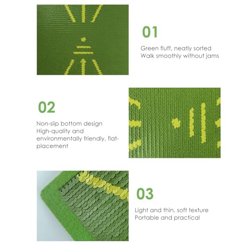 Tapis de frappe polyvalent de golf pour swing résistant et compact