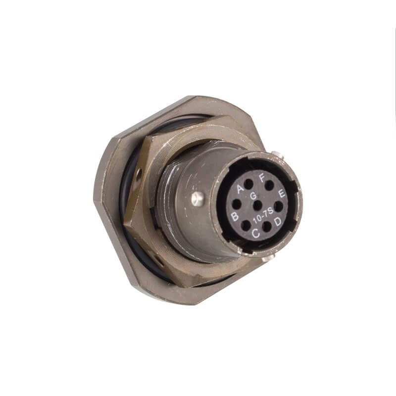Conectores de espec. militares MS3112E10-7S conector hembra de 7 pines conector de soldadura
