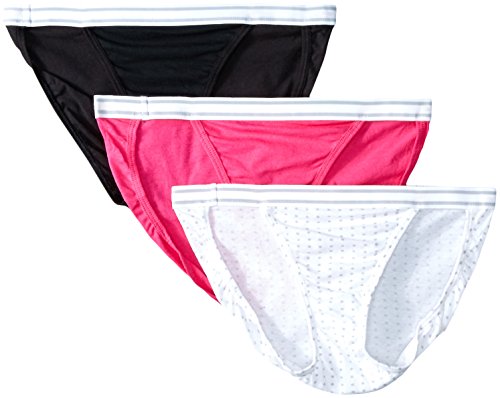Hanes Women's Sporty String Bikini Panty (Pack of 3)