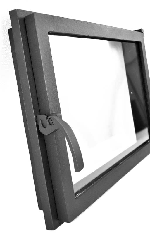 Porte de cheminée en fonte MINIMAL-I 4736F pour insert de cheminée - 2