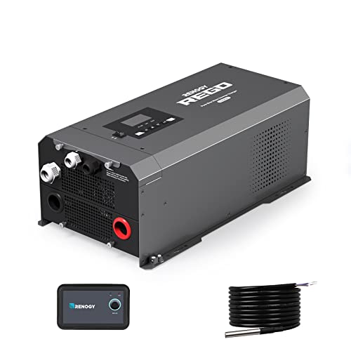 Renogy REGO 3000W Pure Sine Wave Inverter Charger w/LCD Disp...