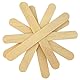 Holzstäbchen und Holzmundspatel/Holzspatel, 100 Stück