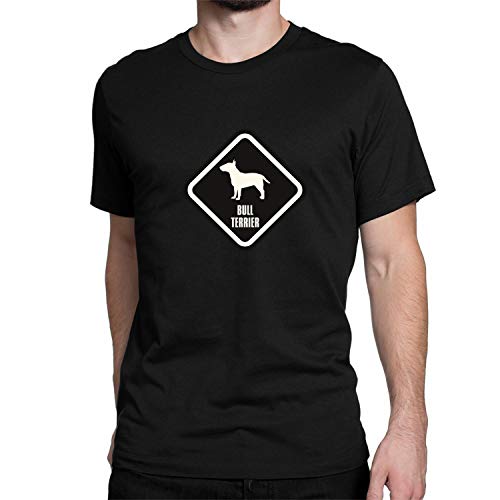 T-Shirt Bull Terrier homme noir grande taille XX-Large vêtement imprimé