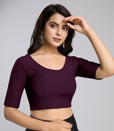 trendmalls women39s pure cotton stretchable readymade blouse choli saree blouse ready to wear