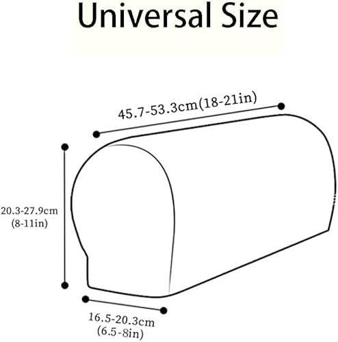 Miniatura 6 de 2 fundas para brazos de sofá, protector elástico de poliéster para sillón, protector de muebles resistente a los arañazos, protector de reposabrazos