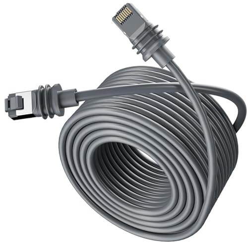 Câble Ethernet Starlink Gen 3 étanche de 46 m pour alimentation d'extérieur