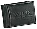 Produktbild Wild Things only!!! Mini Geldbörse für Herren - Kleines Leder Portemonnaie (Schwarz)