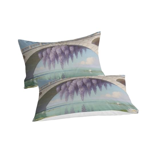 Housse de couette forêt 3D 220x240cm en microfibre respirable