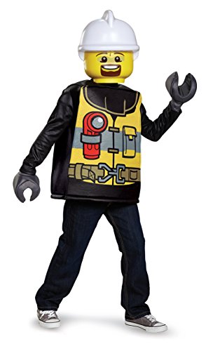 Disfraz Completo Bombero LEGO Clásico Pequeño miniatura 2