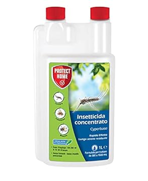 Protect Home Cyperbase Insetticida Concentrato ad Ampio Spettro contro Zanzare Cimici Mosche Pulci Ampio Spettro