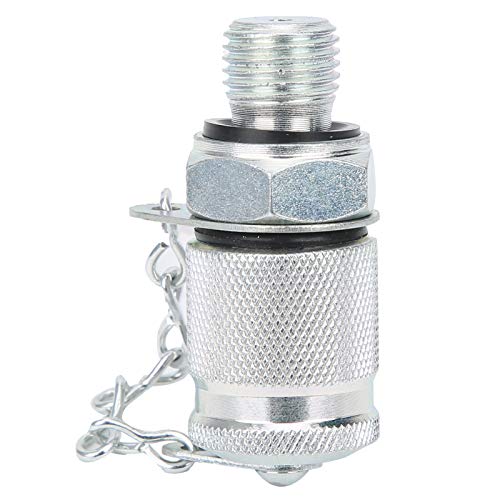 Image of High-Pressure Hydraulic Testing Adapter with UNF /2 Thread for Temperature & Pressure Testing in Hydraulic Systems - Compatible with Standard Test Equipment