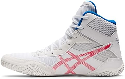 ASICS Men's Matcontrol 2 Wrestling Shoes, 13, White/Electric RED