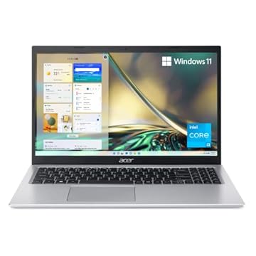 Acer Laptop fino Aspire 5 A515-56-347N - Tela IPS Full HD de 15,6 polegadas - Processador Intel i3-1115G4 Dual Core de 11ª geração - DDR4 de 8 GB - SSD NVMe de 128 GB - WiFi 6 - Amazon Alexa - Windows