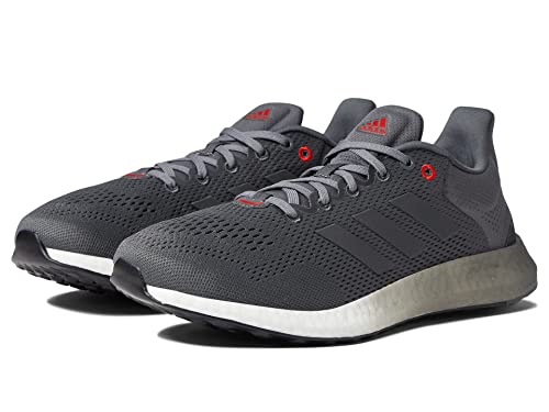 adidas Pureboost 21 Grey/Grey/Vivid Red 1 9 D (M)