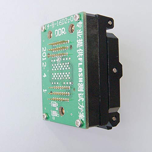 Gimax LGA52 TO DIP48 IC Test Socket With Board Burn in Socket Size 14x18mm Flash Programmer Adapter Cleamshell Programming Socket - (Color: 12x18mm)