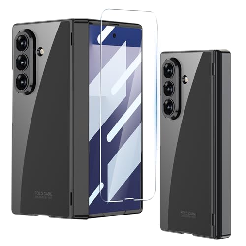 Clatoxi Samsung Galaxy Z Fold 7pNAP[XACqWیƃXN[veN^[tdCbLgѓdbP[XASamsung Z Fold 7pXϏՌیJo[(ubN)