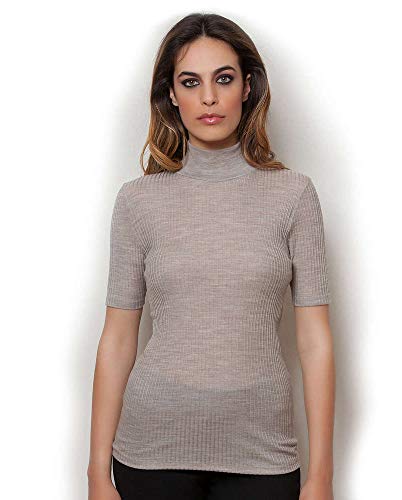 EGI ® Exclusive Collections Merino Wool Blend Top with Short Sleeves. Proudly Made in Italy.3
