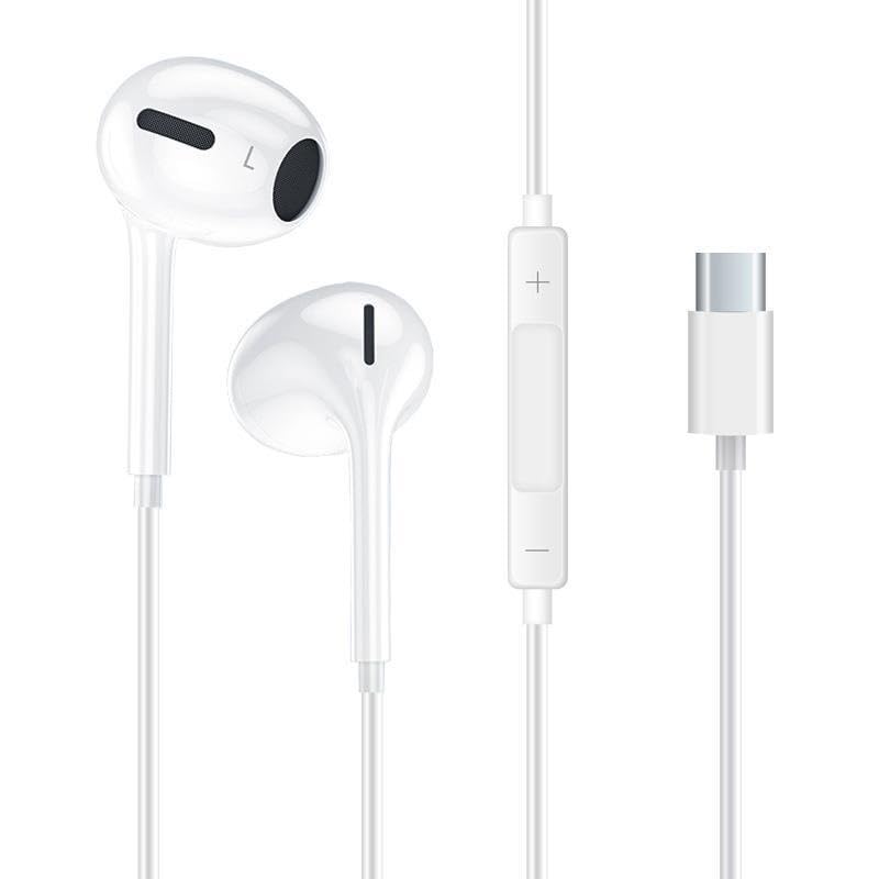 Maine Wireless Earbud Sports Headphones with Over-Ear bass, Wired with Microphone, Game-Playing Headphones with Type-C Interface, Universal Model for Wholesale. (100)