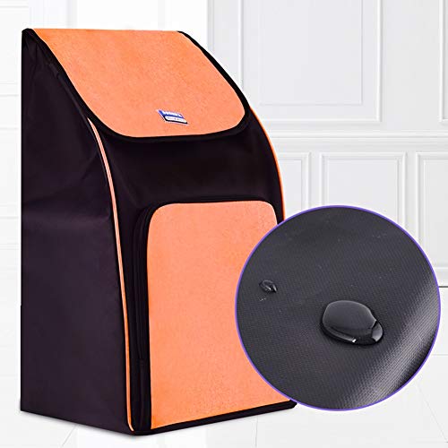 WUFENG-Faltbar Einkaufstrolley Verdicken Planentasche Tragbar Leicht Haushalt Kann Kinder Ziehen, 4 Farben (Farbe : A… – Bild 6