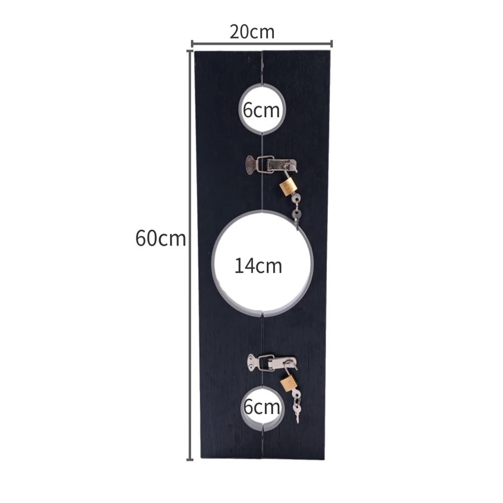 Menottes et collier en bois SM, mobilier sexuel BDSM, jouets sexuels for hommes, femmes et couples
